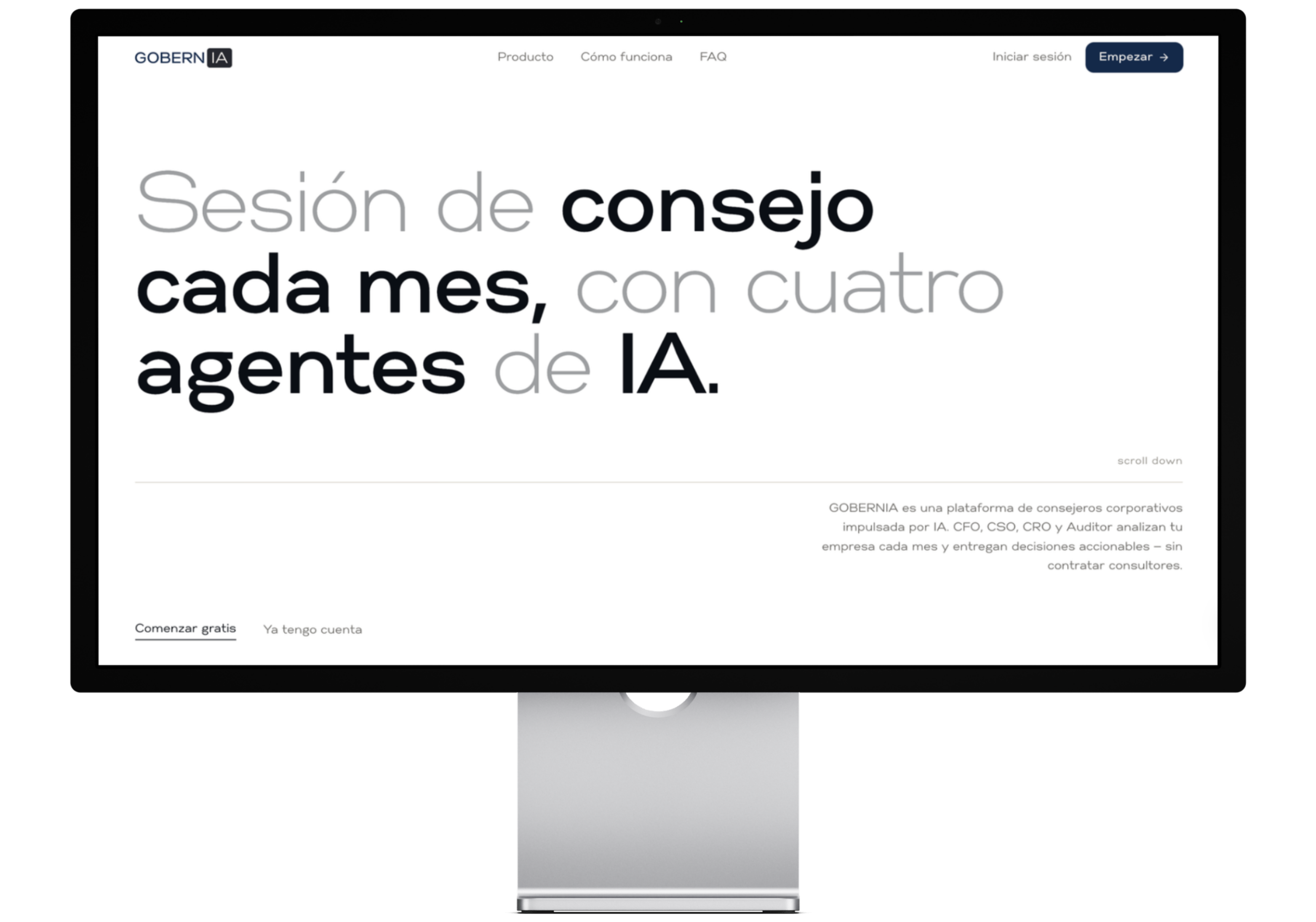 Gobernia · Plataforma de consejeros corporativos IA